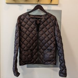 Uniqlo quilted down jacket (zip up with pockets)
